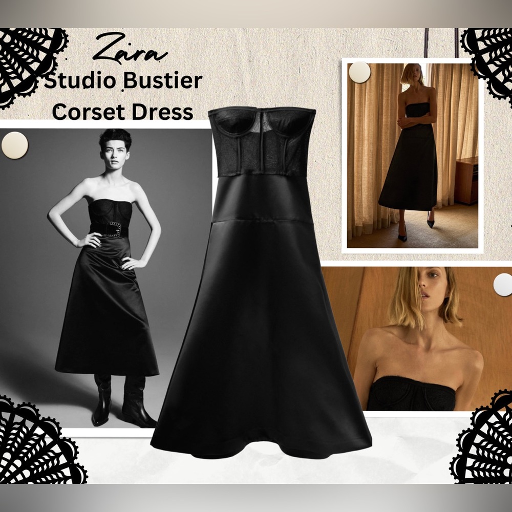Zara Studio Bustier Corset Dress -Limited Edition